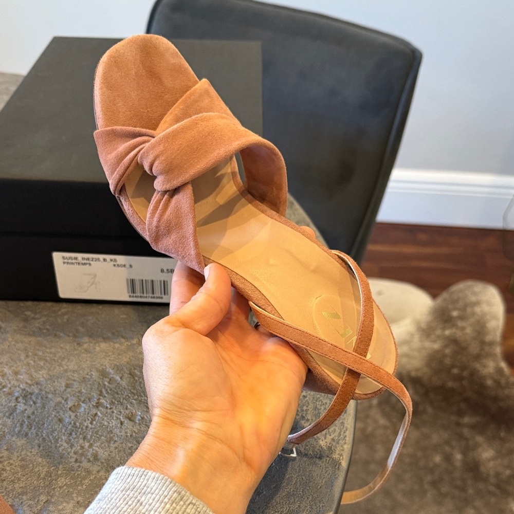 Inez Isabel heels worn once 8.5 clay pink - Picture 6 of 12